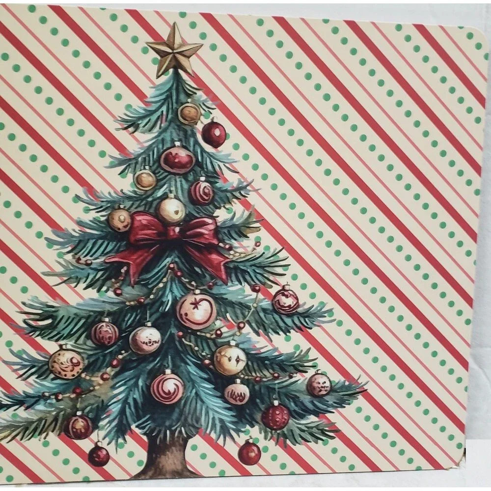 Set of 4 Same Placemats w/cork Back, 12